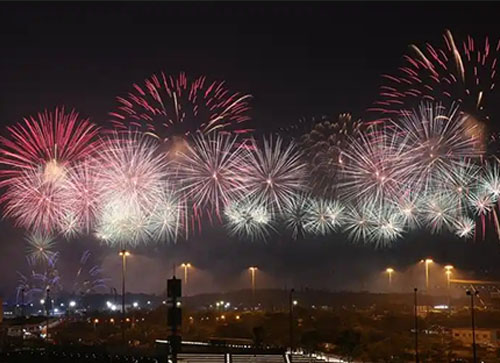 攀枝花焰火晚会